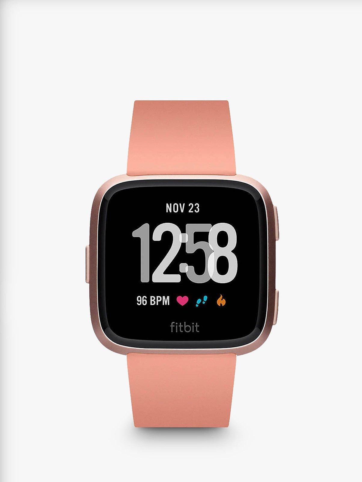 Fitbit Versa Smart Fitness Watch, Rose Gold