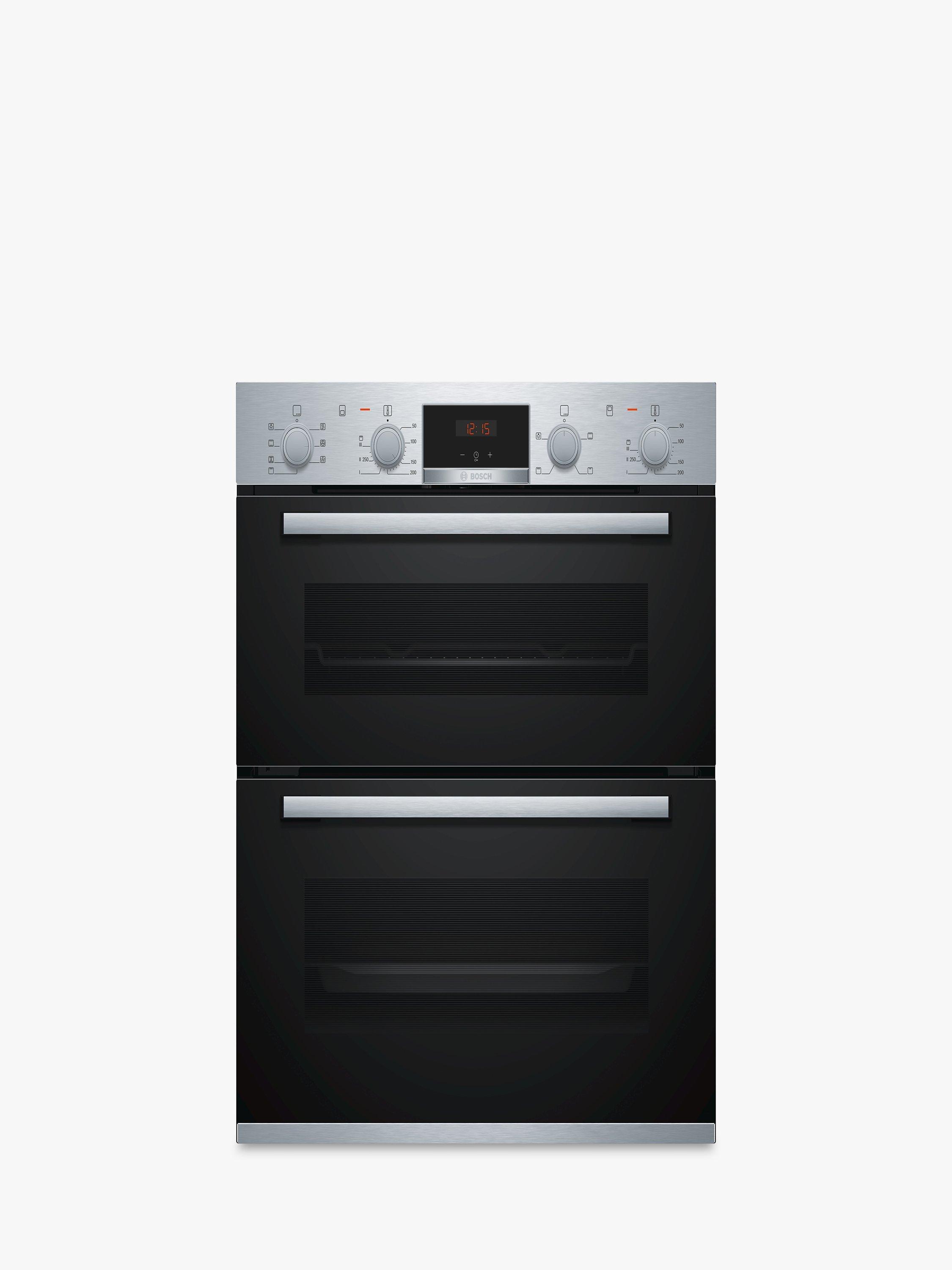Bosch Series 4 NBS533BS0B Built-Under Double Oven, Stainless Steel