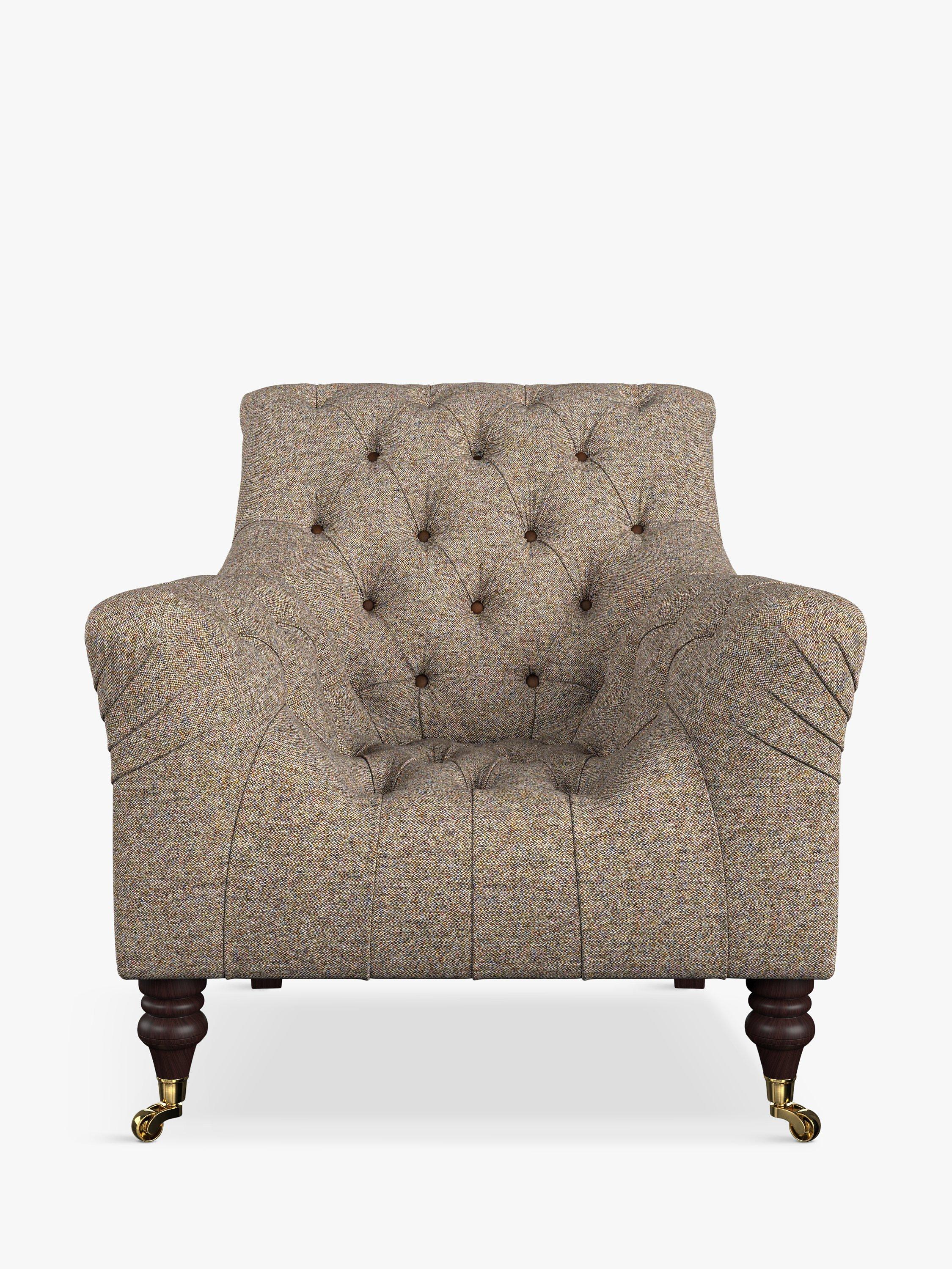 Skittle Range, Tetrad Skittle Armchair, Harris Tweed Heather