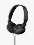 Sony MDR-ZX110AP On-Ear Headphones with Mic/Remote, Black