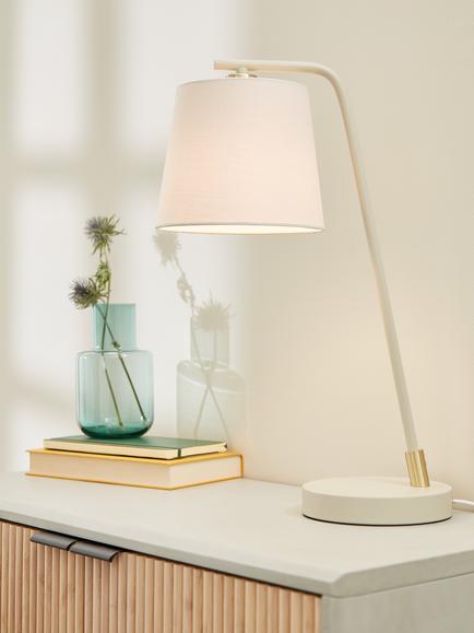 John Lewis Harry Table Lamp - view 2, Putty