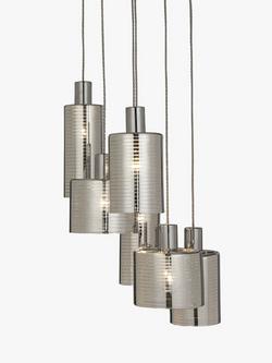 John Lewis Pluto 6 Pendant Cluster Ceiling Light, Smoke - view 2, Smoke
