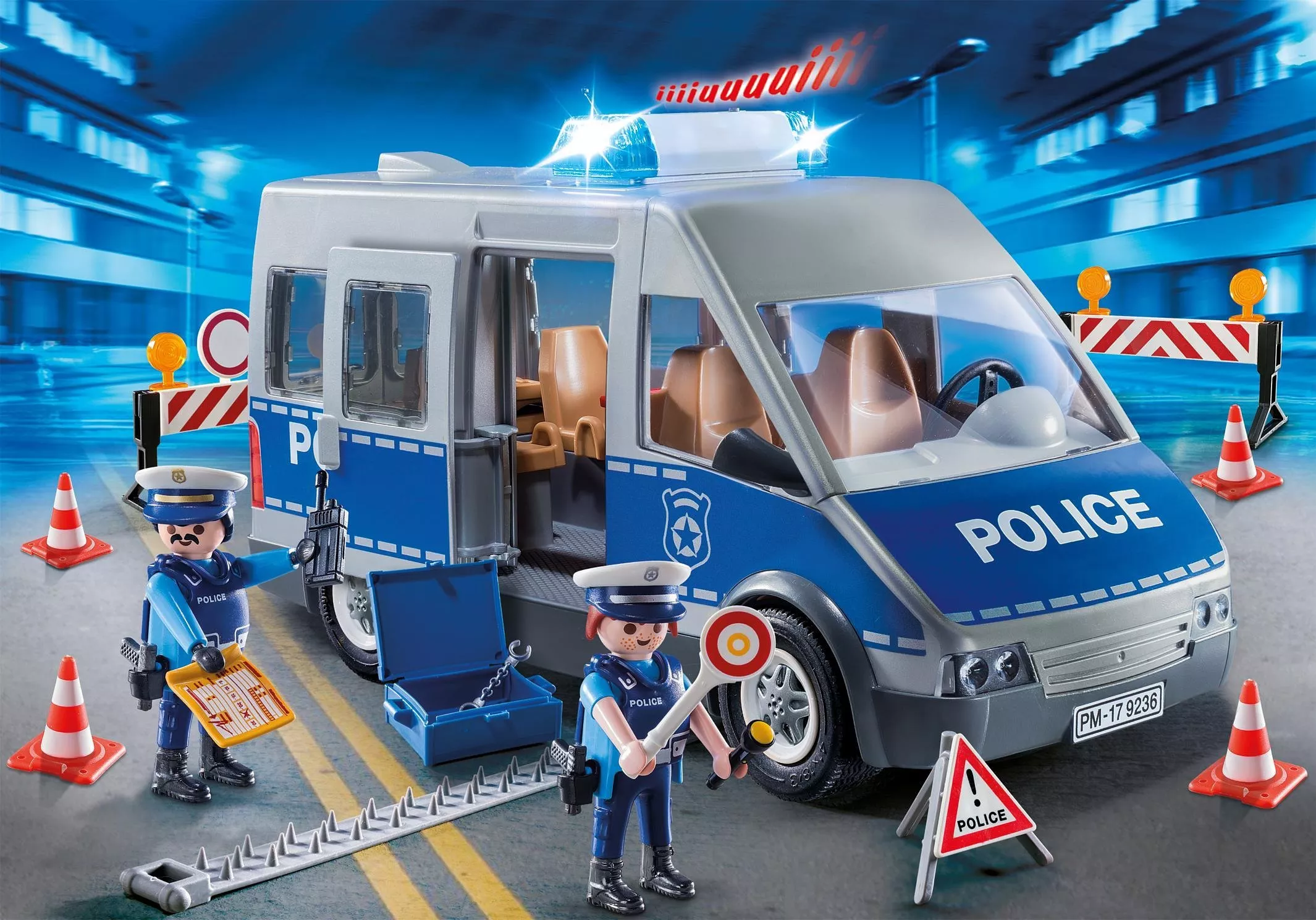 Playmobil police van 9236 on sale