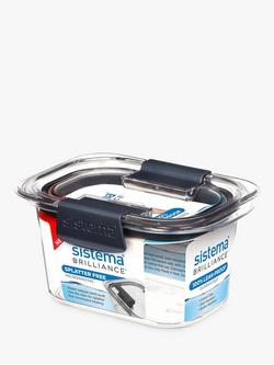 Sistema Brilliance Multi-Purpose Stackable Leak-Proof Container, 380ml - view 2, Clear
