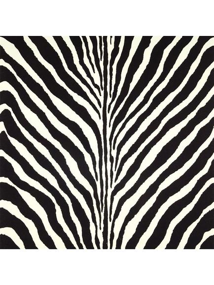 Ralph Lauren Bartlett Zebra Wallpaper, Charcoal Prl5017/04