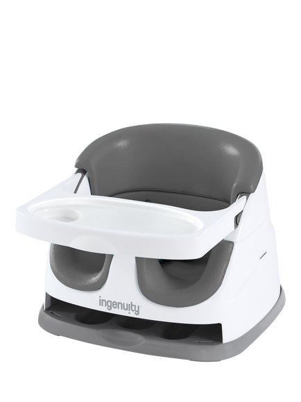 Ingenuity Baby Booster Feeding Seat, Slate Grey