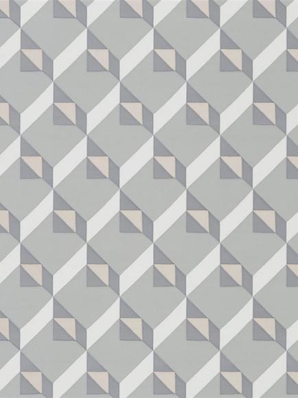 Designers Guild Dufrene Wallpaper, Zinc Blue Pdg1055/06