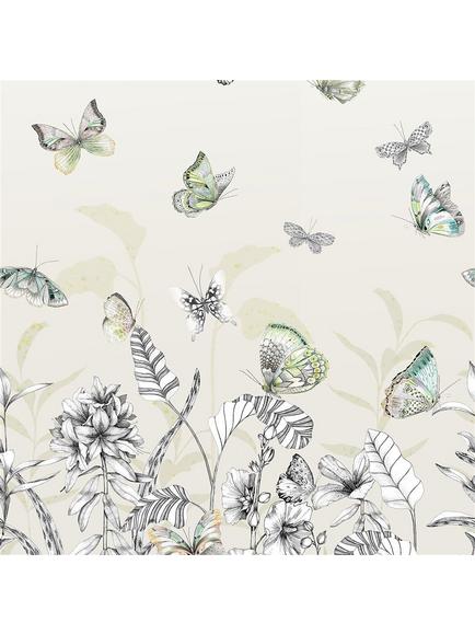 Designers Guild Papillons Wallpaper Panel Set, Birch Pdg1058/01