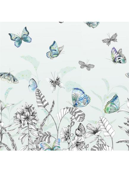 Designers Guild Papillons Wallpaper Panel Set, Eau De Nil Pdg1058/02