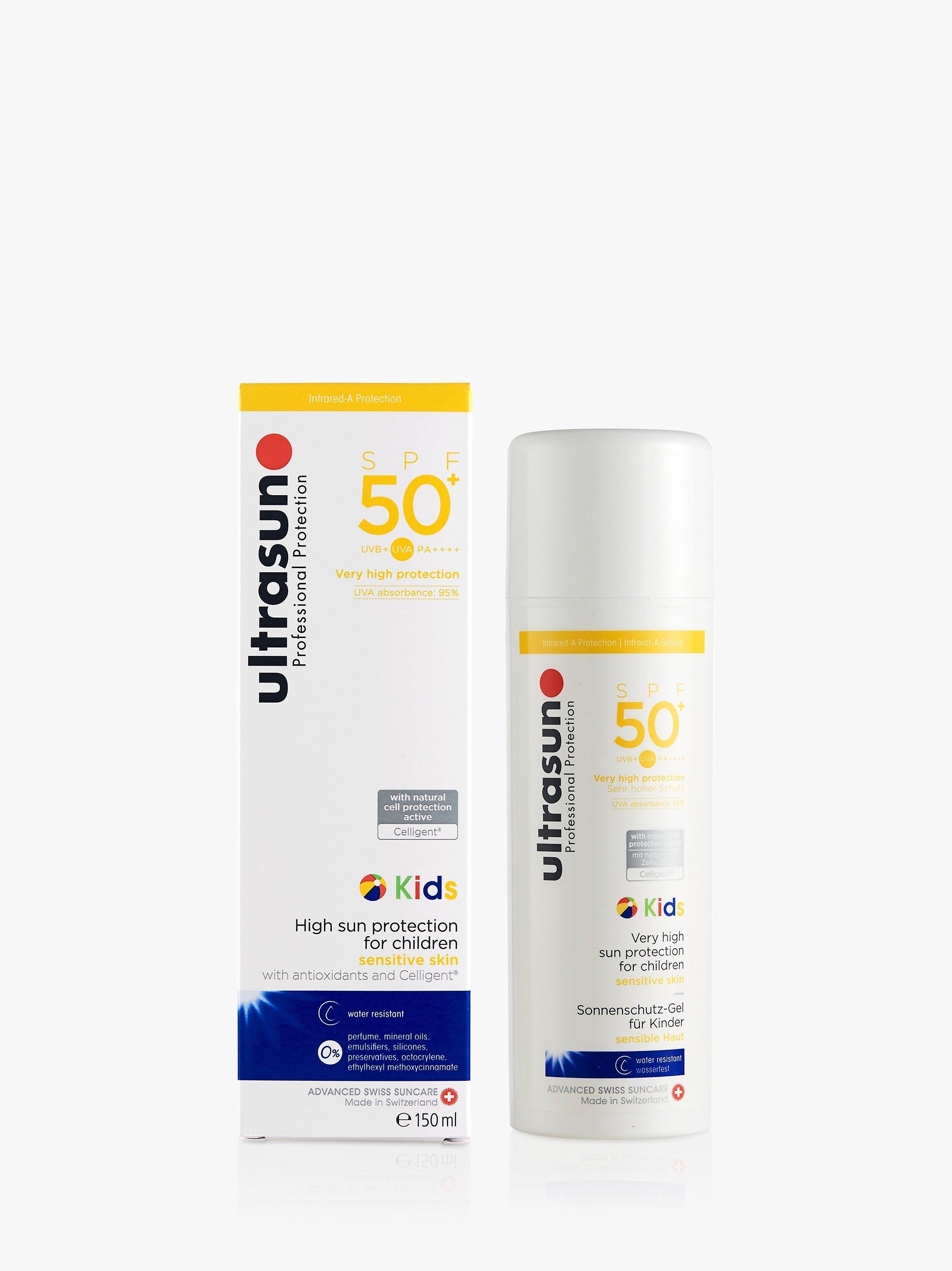 Product image 1 of 4, which shows Ultrasun Kids SPF 50+ High Protection For Children Sun Cream, 150ml