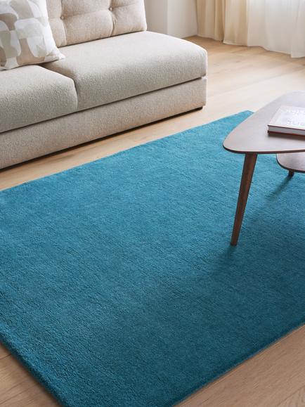 John Lewis Wellington Hand Loomed Pure Wool Rug - view 2, Teal