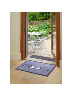 Scion Spike Door Mat Rug - view 2, Grey