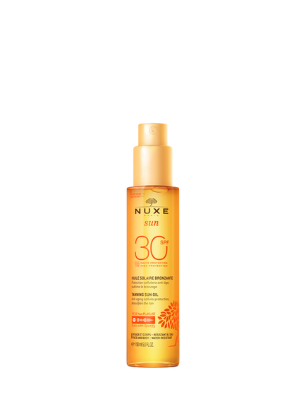 NUXE Sun Tanning Oil High Protection SPF 30 Face & Body, 150ml, 