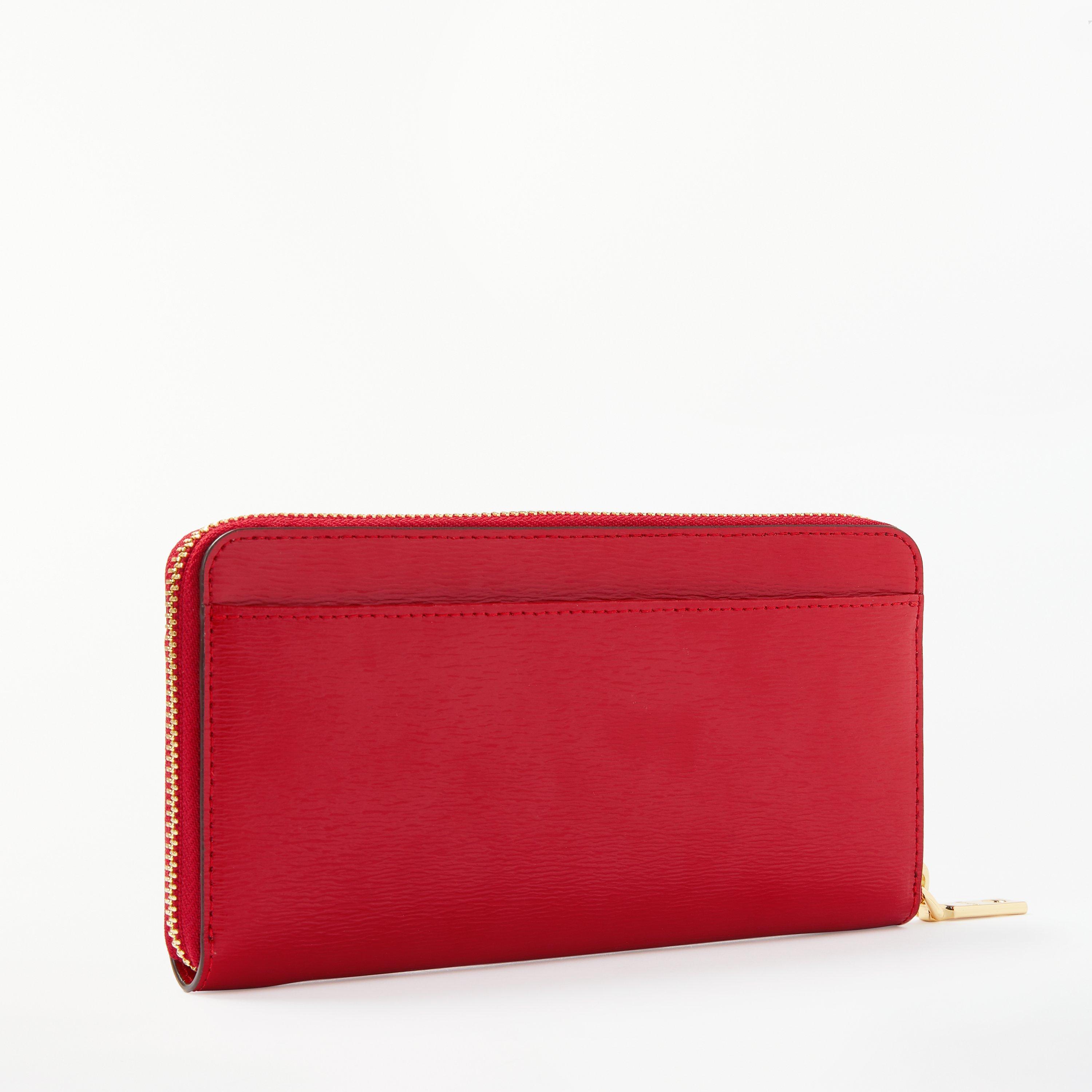 DKNY Bryant Park Saffiano Leather Medium Purse Safari Red