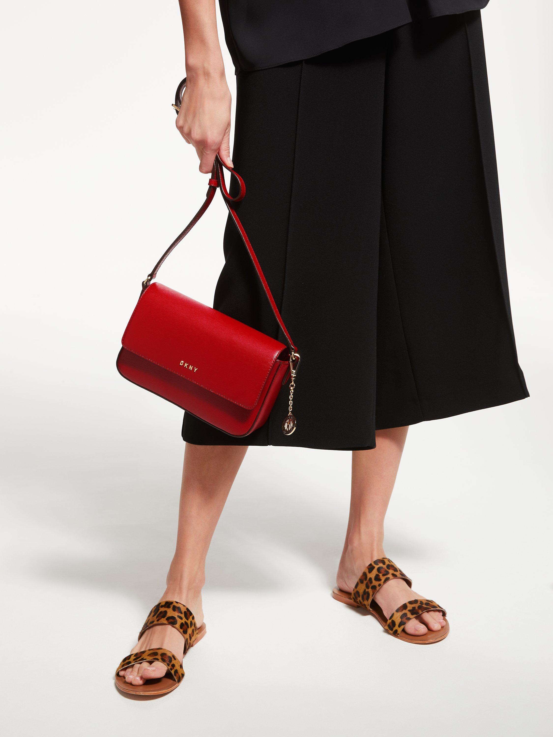 DKNY Bryant Saffiano Leather Small Flap Cross Body Bag