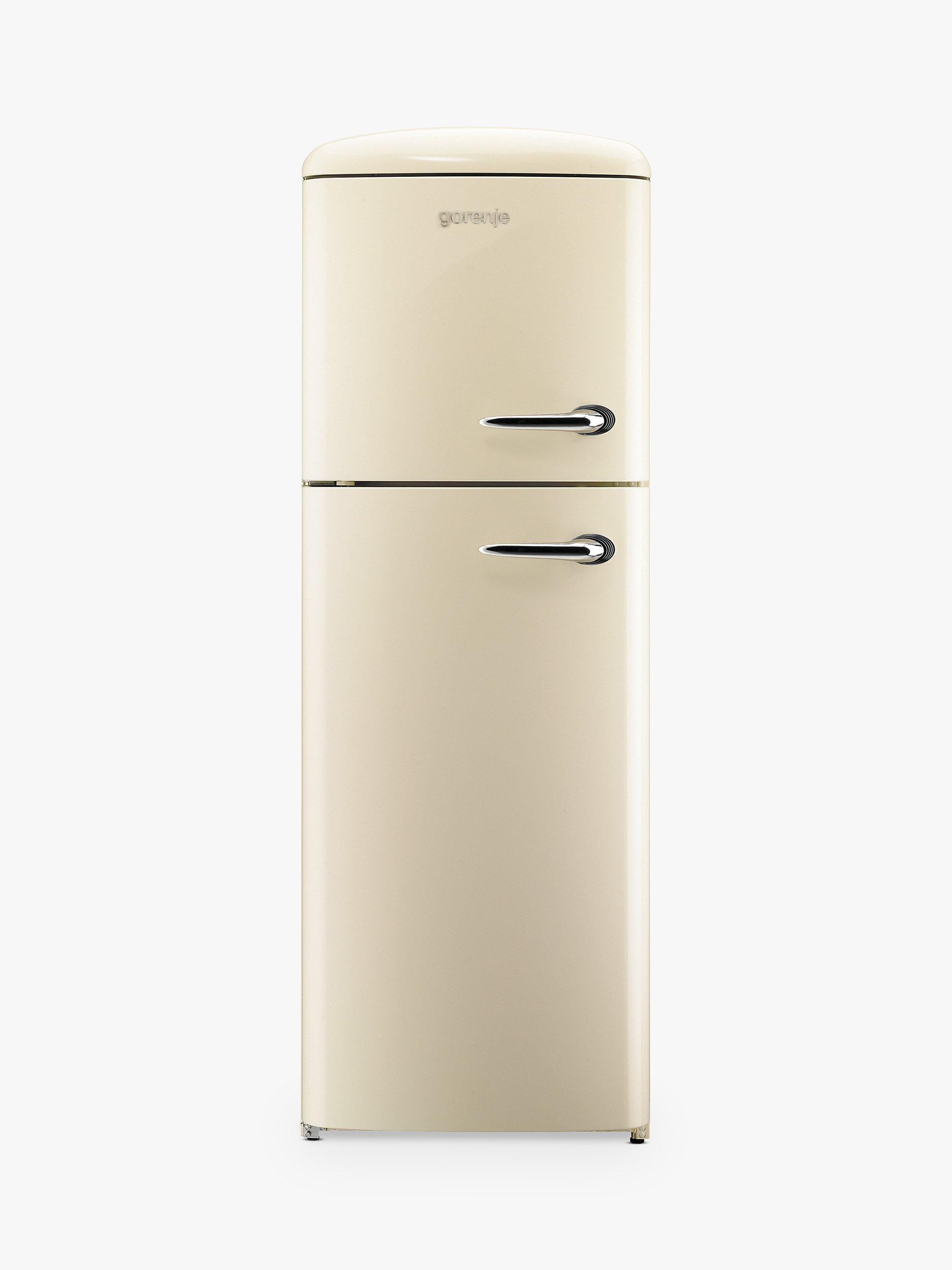 Gorenje RF60309OC L Freestanding Fridge Freezer A Energy Rating Left Hand Hinge 60cm Wide Cream