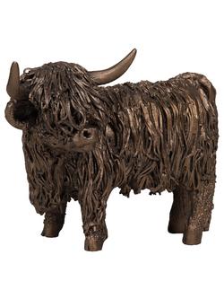 Frith Sculpture Highland Cattle by Veronica Ballan, Bronze, Bronze