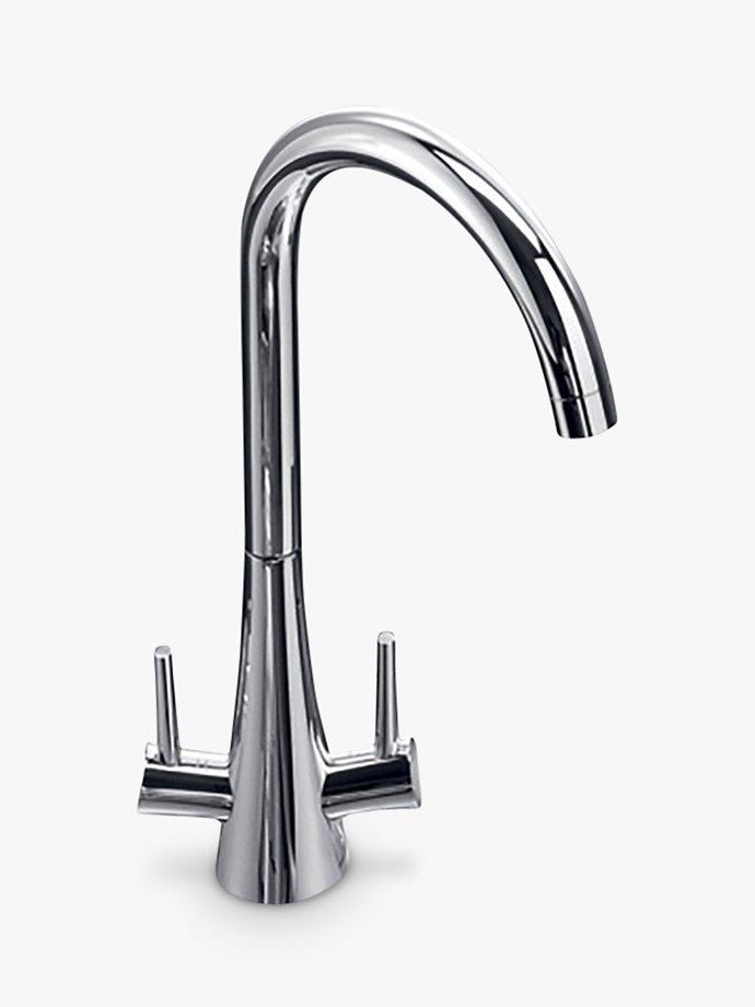 BLANCO Spirex BM3060 2 Lever Mixer Kitchen Tap, Chrome