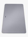 BLANCO Glass Food Chopping Board, Silver, L43cm
