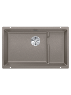 BLANCO Subline 700 1.5 Bowl Undermounted Composite Granite Kitchen Sink with Left Hand Bowl, Tartufo