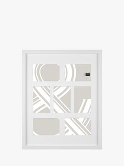 John Lewis Box Photo Frame & Mount, 7 Photo, 4 x 6" (10 x 15cm), White