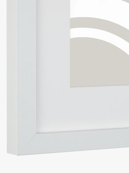 John Lewis Box Photo Frame & Mount, 3 Photo, 4 x 6" (10 x 15cm) - view 2, White