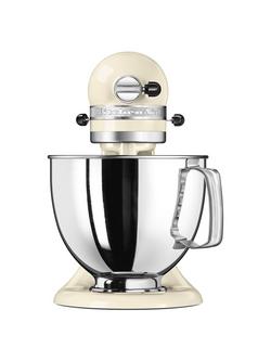 KitchenAid 175 Artisan 4.8L Stand Mixer - view 2, Almond Cream