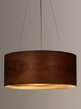 John Lewis Mia Ceiling Light, Walnut