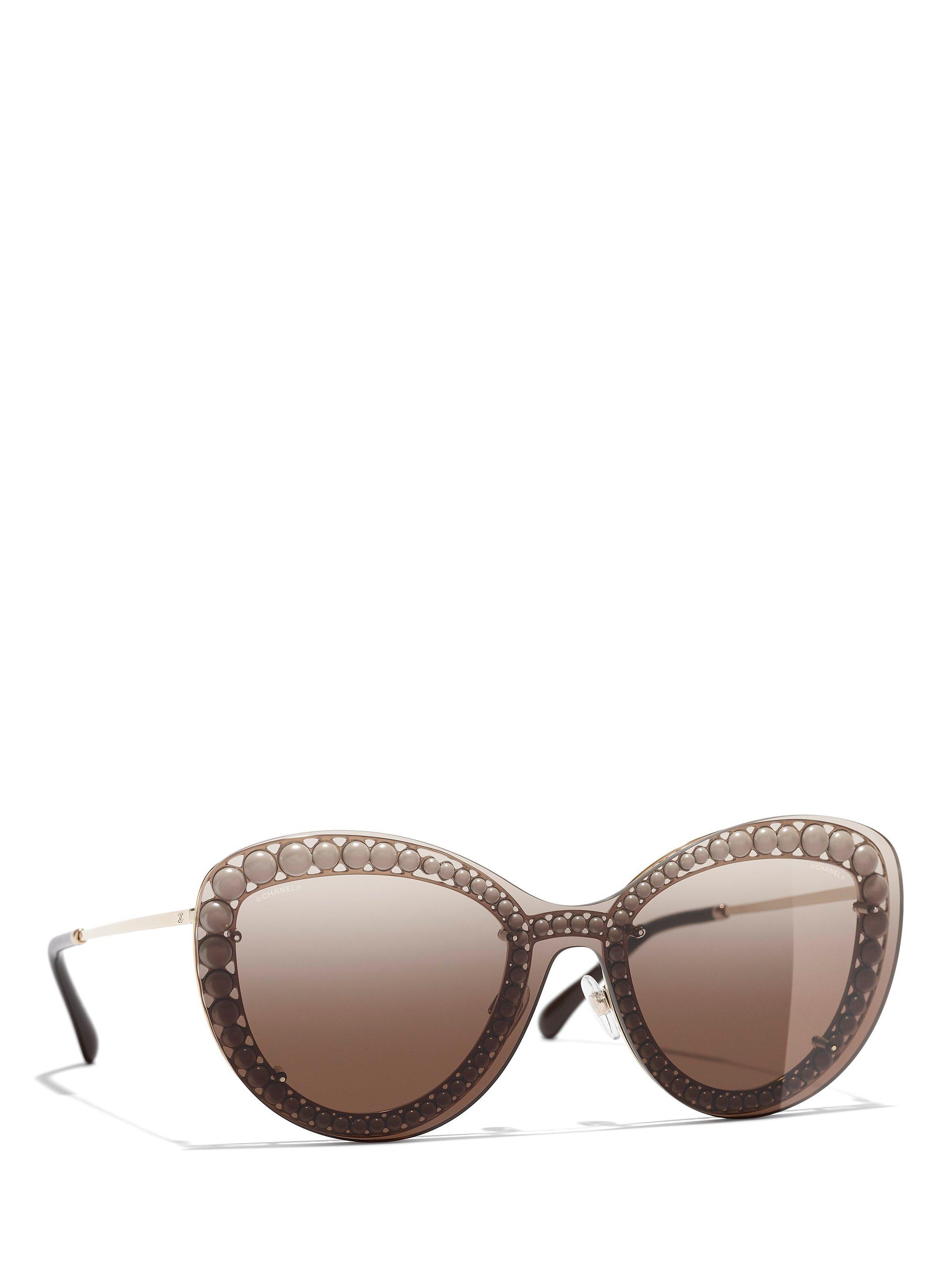 CHANEL Butterfly Sunglasses CH4236 Gold/Brown Gradient