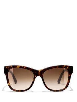 CHANEL Square Sunglasses CH5380 Tortoise/Brown Gradient - view 2, Tortoise/Brown Gradient