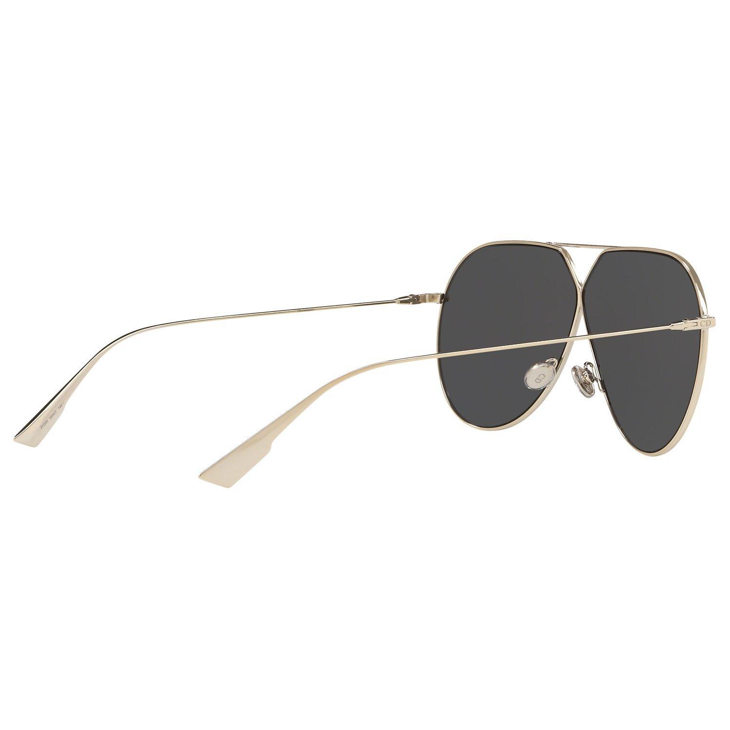 Product image 9 of 11, which shows DIOR DIORStellaire3 Women's Aviator Sunglasses, Gold/Gunmetal