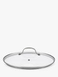 Eaziglide Glass Saucepan / Casserole Pan Lid, 28cm, Clear
