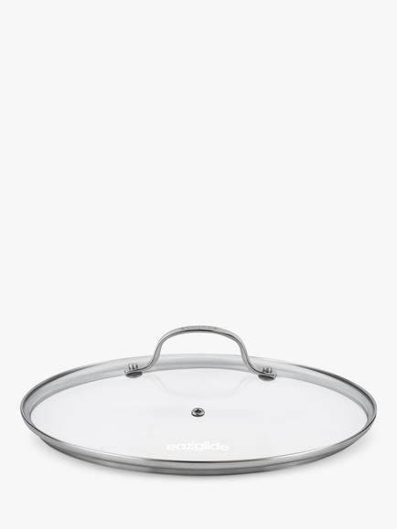 Eaziglide Glass Saucepan / Casserole Pan Lid, 28cm, Clear, Clear