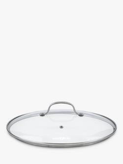 Eaziglide Glass Saucepan / Casserole Pan Lid, 30cm, Clear, Clear