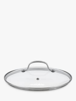 Eaziglide Glass Saucepan / Casserole Pan Lid, 24cm, Clear, Clear