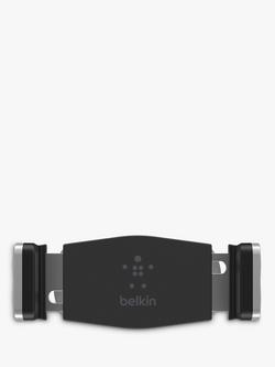 Belkin Car Vent Mount for Screens up to 5.5”, Black/Silver