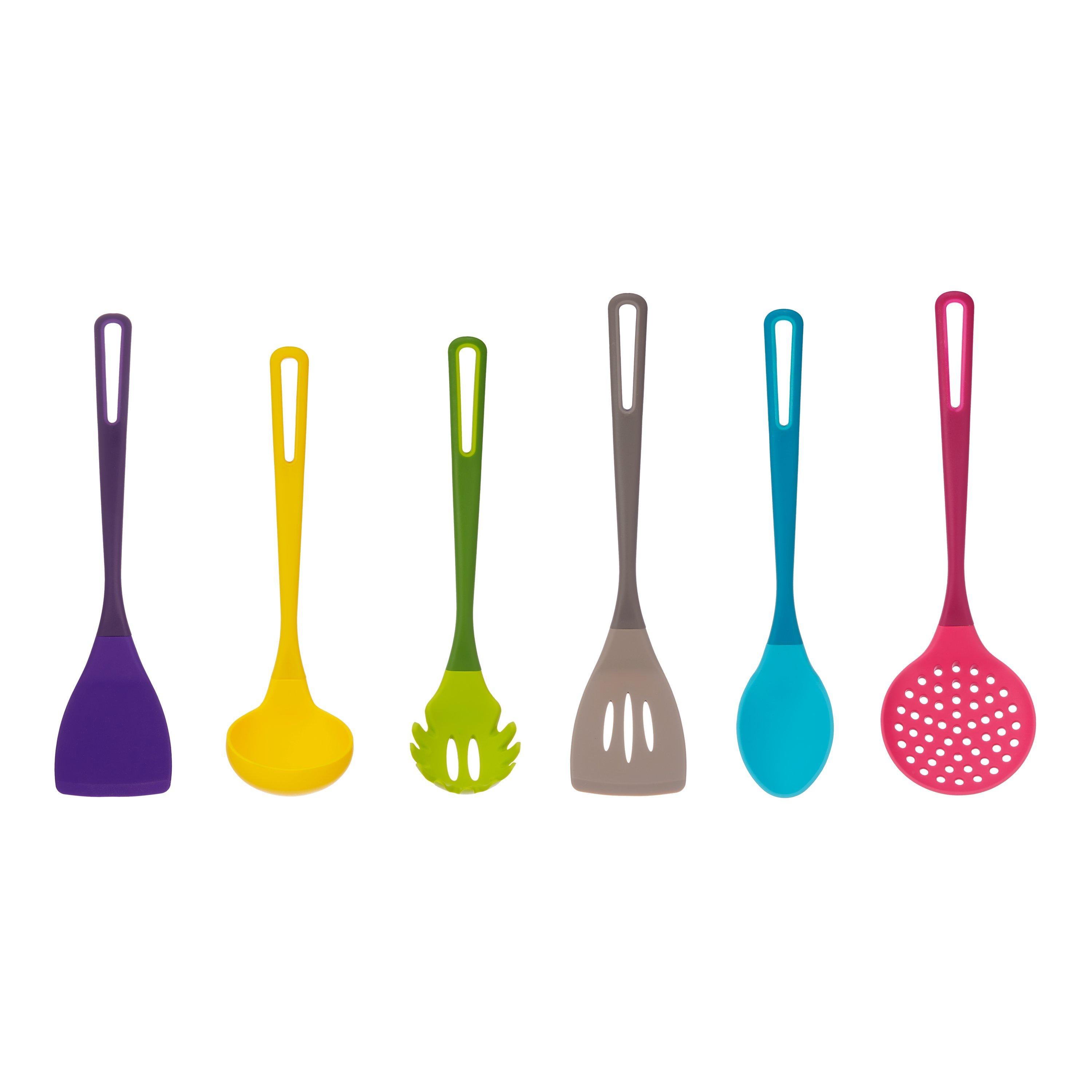 John Lewis Kitchen Utensils, Set of 6, Multi