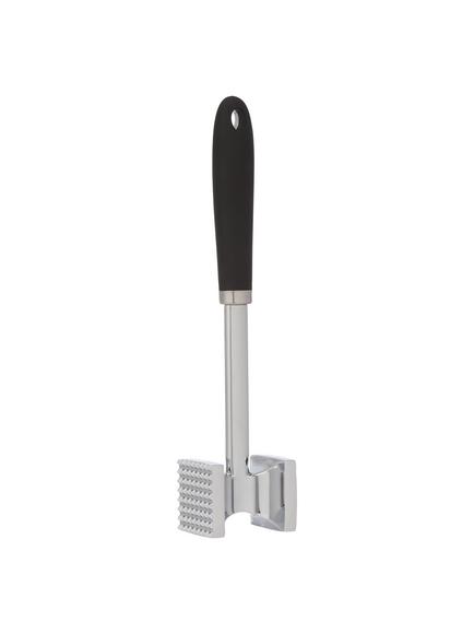 John Lewis Meat Tenderiser, Black/Chrome, Black/Silver