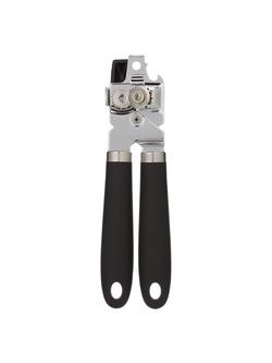 John Lewis Stainless Steel Can Opener - view 2, Black And Silver