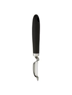 John Lewis Stainless Steel Swivel Peeler - view 2, Black And Silver