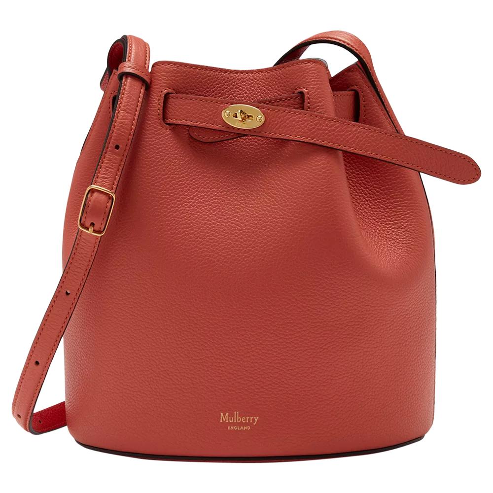 Mulberry Abbey Small Classic Grain Leather Bucket Bag