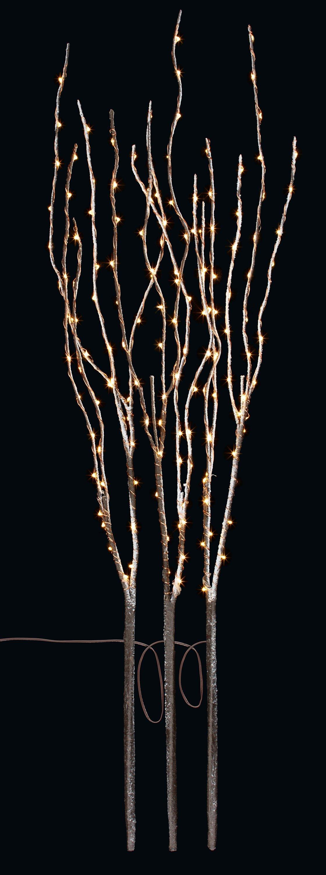 John Lewis & Partners LED Branch Bundle, Set of 3, Natural