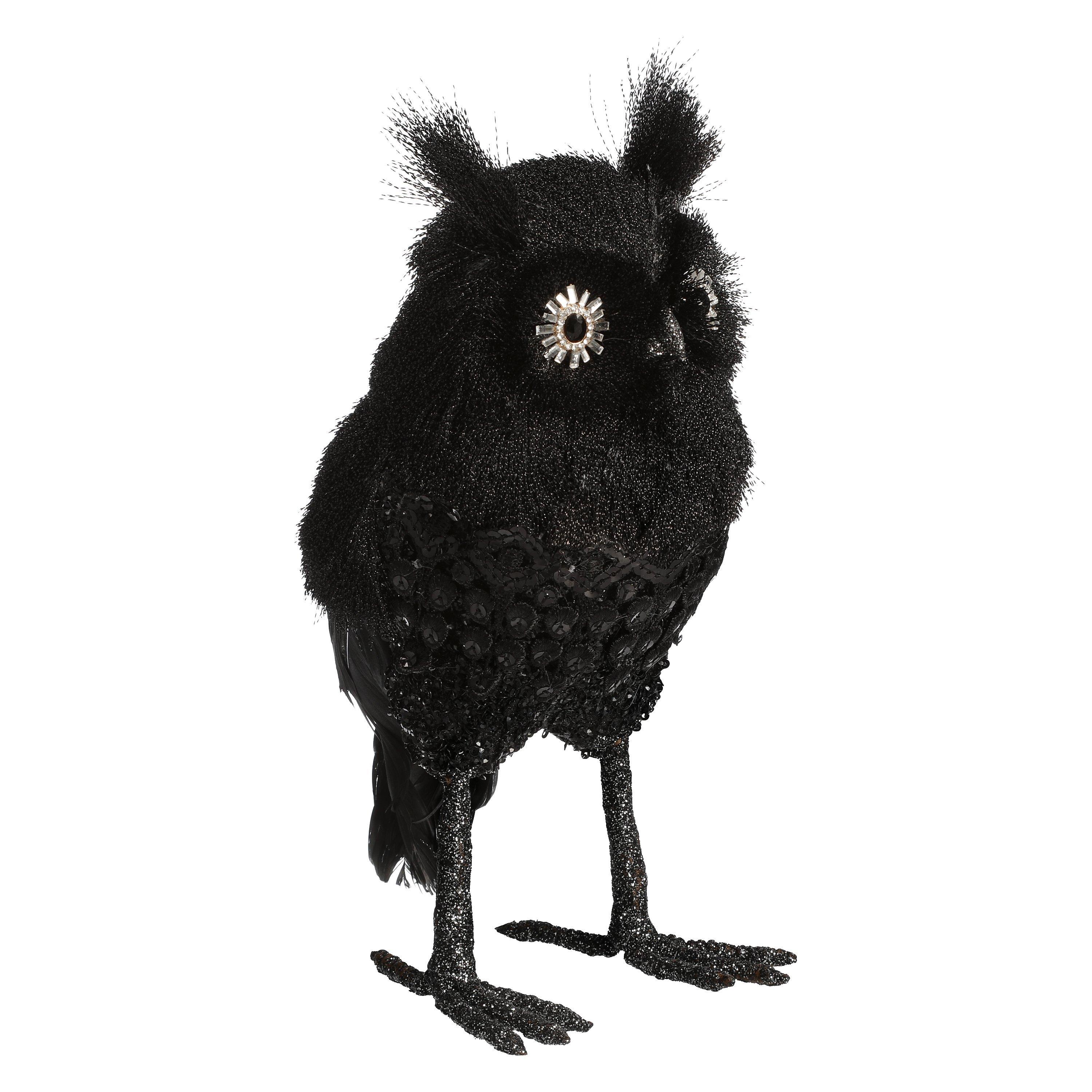 John Lewis & Partners Halloween Standing Black Owl