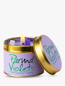Lily-flame Parma Violets Scented Tin Candle, 230g, Purple