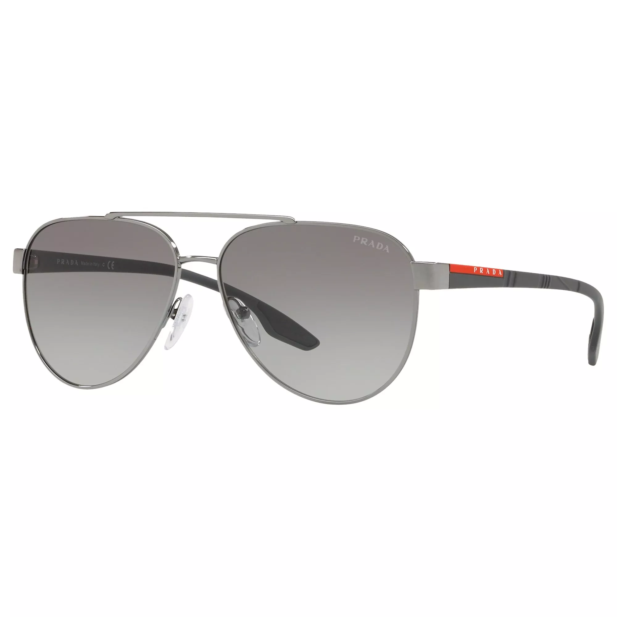 Prada gunmetal sunglasses hotsell