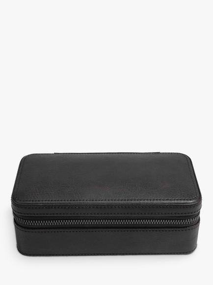 Stackers Double Watch Box - view 2, Black