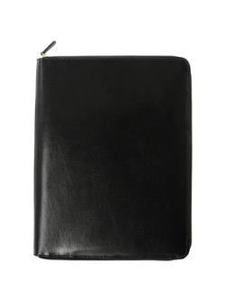 Dulwich Designs Bonded Leather Windsor Document Folder, Black