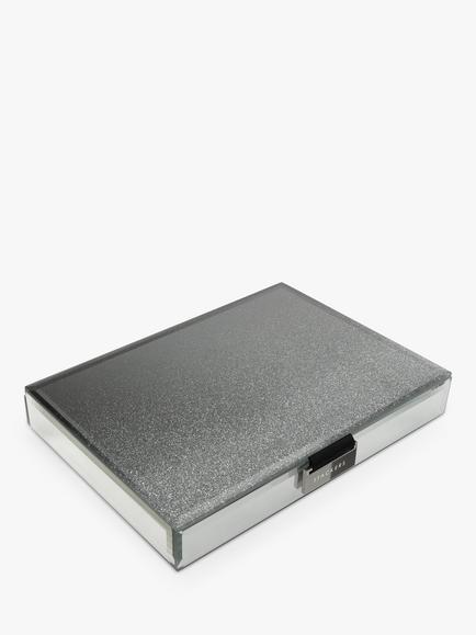 Stackers Glass Ombre Box, Dark Grey