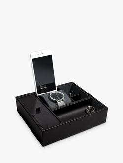 Stackers Large Technology and Watch Box - view 2, Black