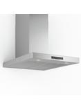Bosch Series 4 DWB66DM50B 60cm Box Chimney Cooker Hood, B Energy Rating, Brushed Steel